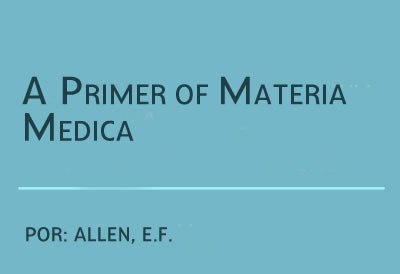 A Primer of Materia Medica